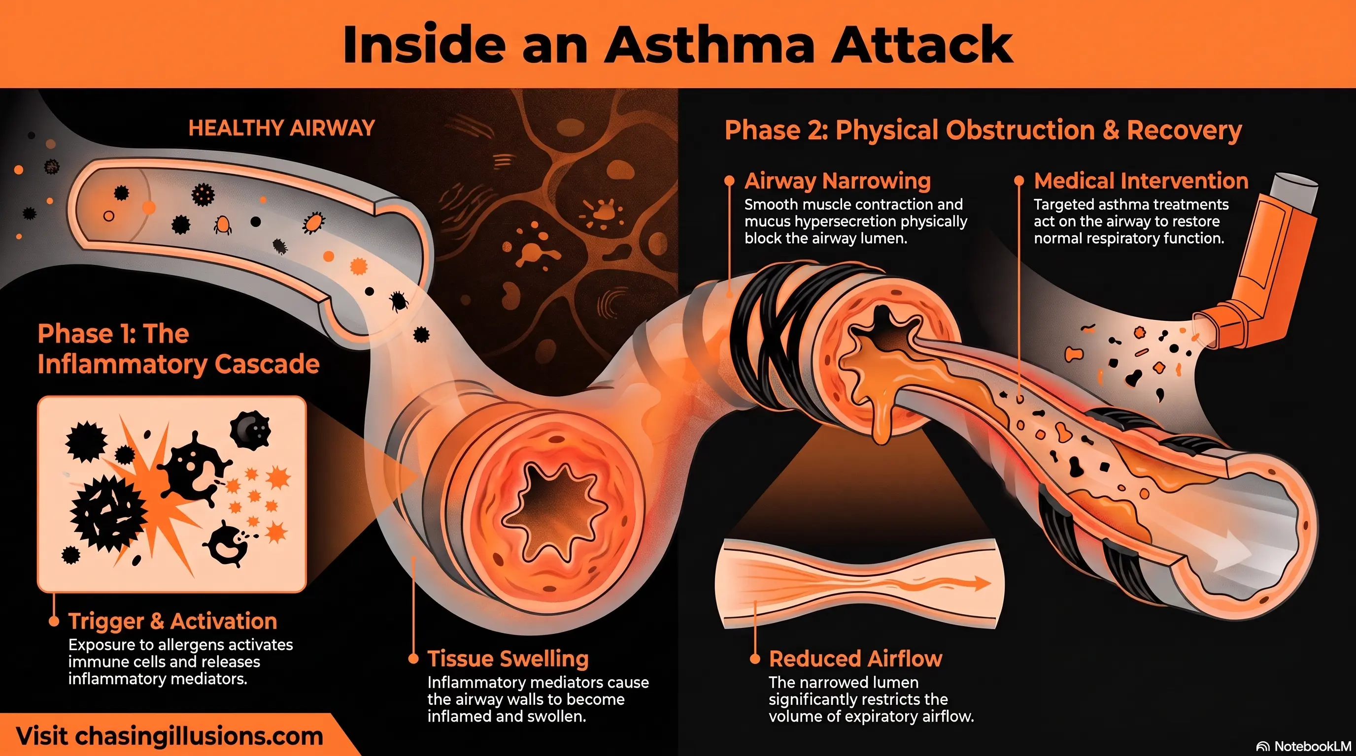 3D Medical Animation of Asthma Pathophysiology