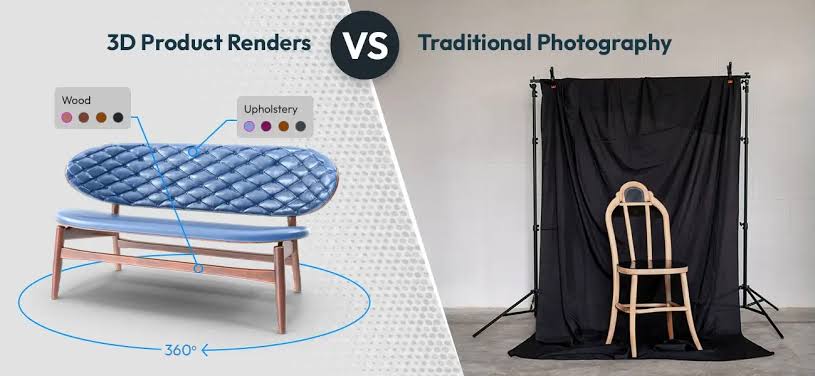 3D Product Rendering vs Traditional Photography