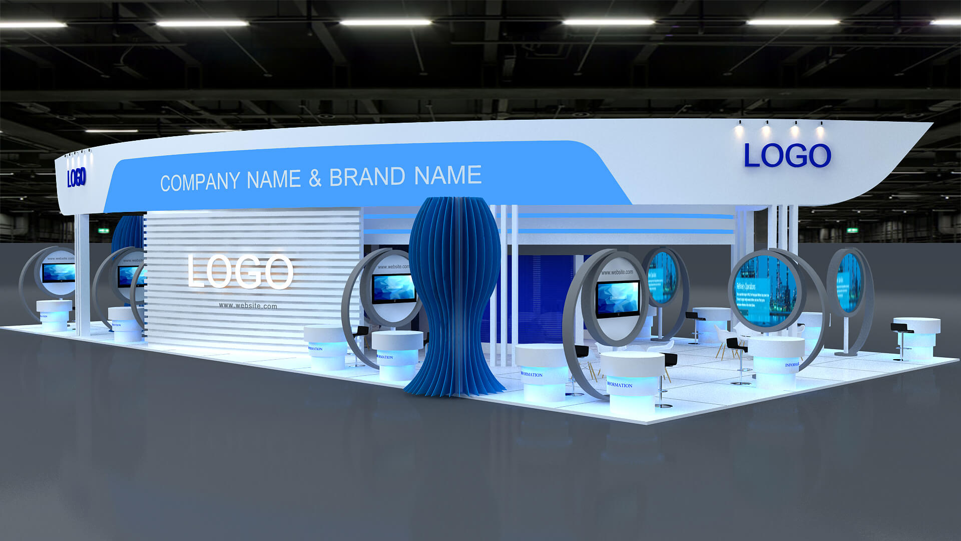3D Rendering for Trade Show and Exhibition Booths