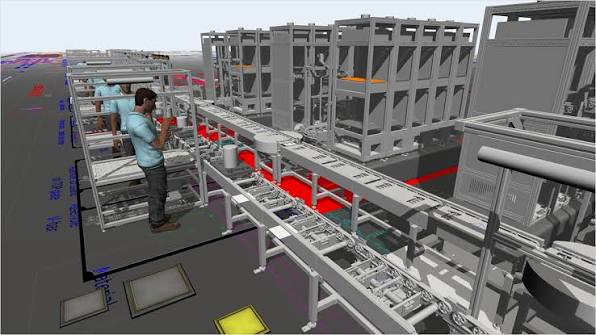 3D Visualization for Production Lines and Manufacturing Workflows
