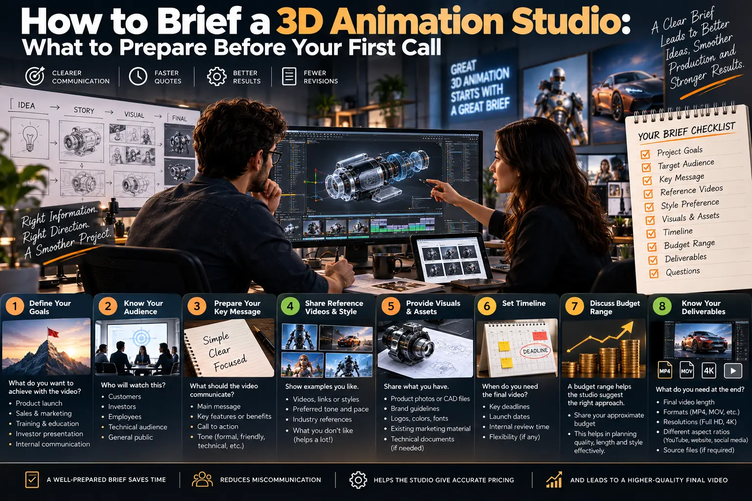 Briefing a 3D Animation Studio