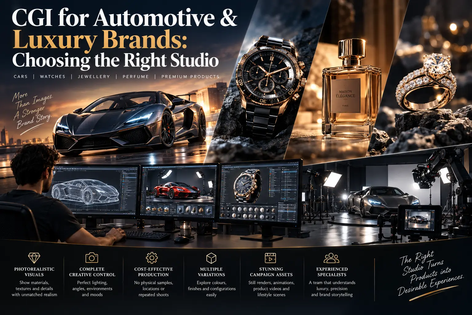 CGI for Automotive & Luxury Brands: Choosing the Right Studio