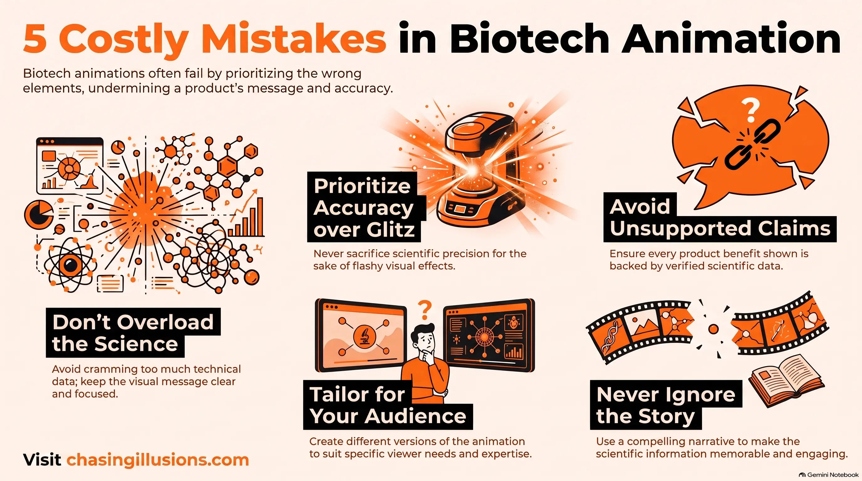 Common Mistakes to Avoid in 3D Biotechnology Animation