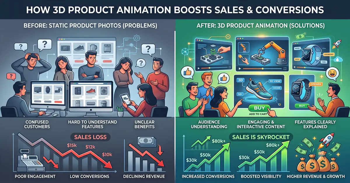 How 3D Product Animation Boosts Sales and Conversions