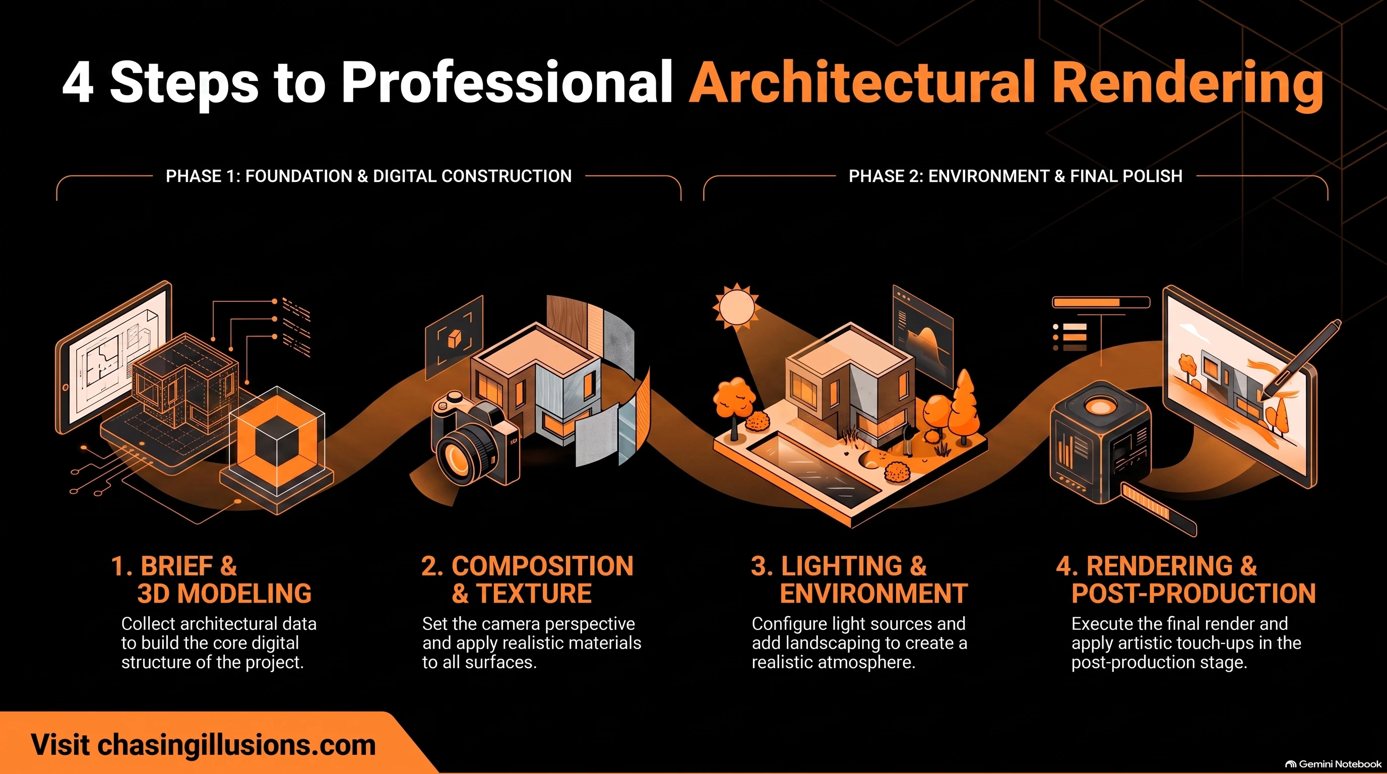How to Create Architectural Rendering Project