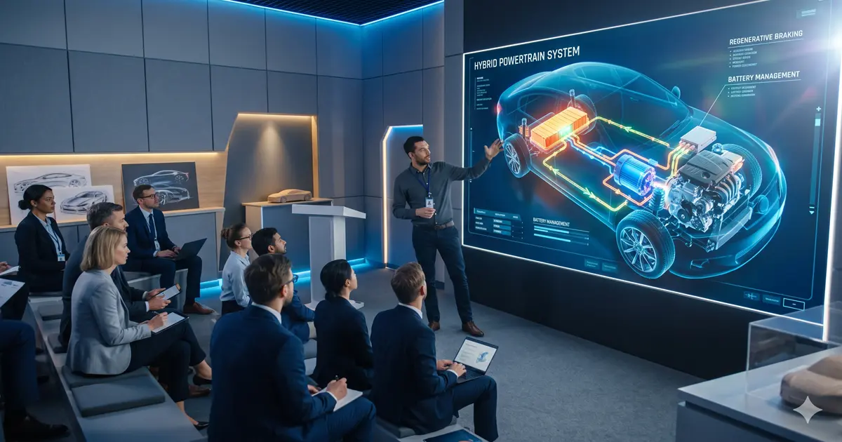 Hybrid Electric Vehicle E-Learning Animation Case Study