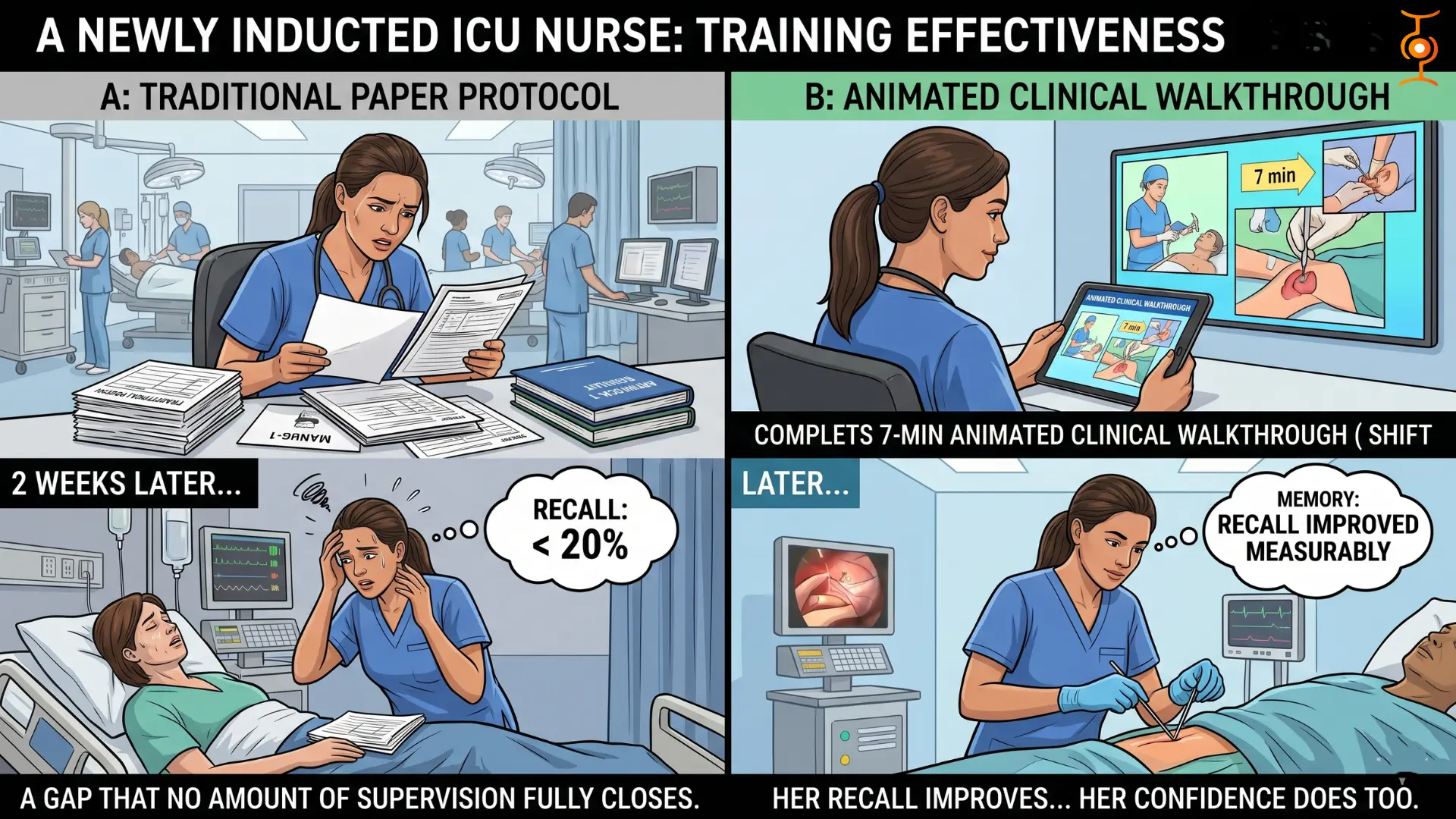 impact of video-based learning on healthcare knowledge retention