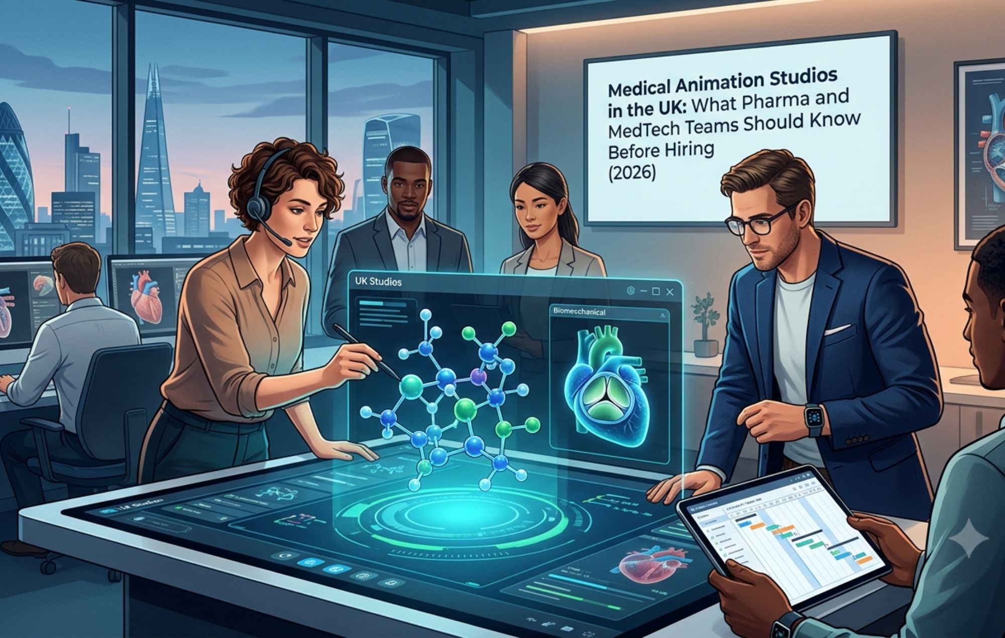 Medical Animation Studios in the UK: What Pharma and MedTech Teams Should Know Before Hiring (2026)