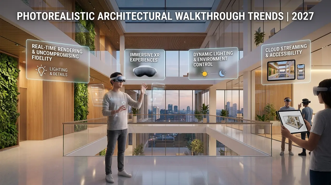 Photorealistic Architectural Walkthrough Trends
