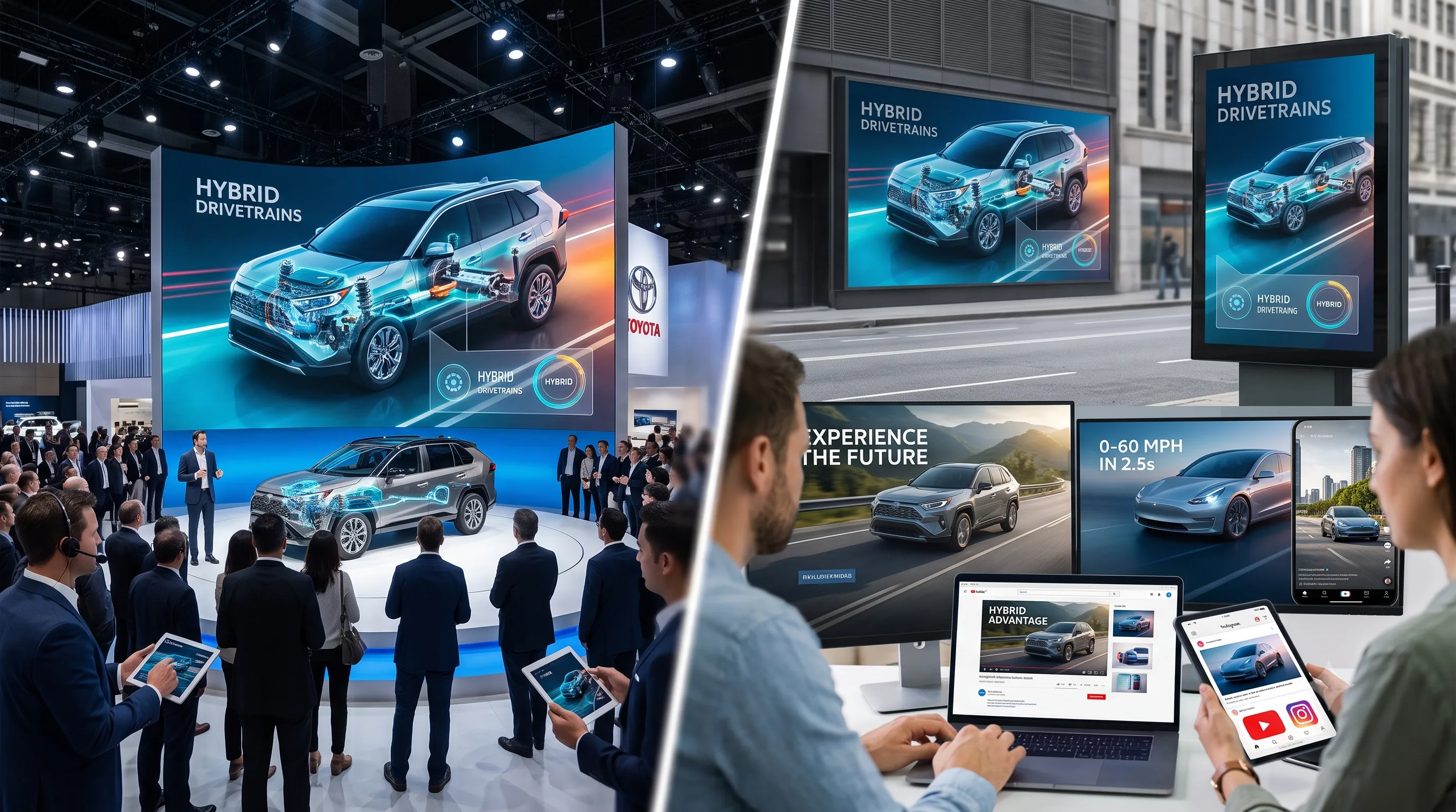 Trade shows and exhibitions of automotive cars