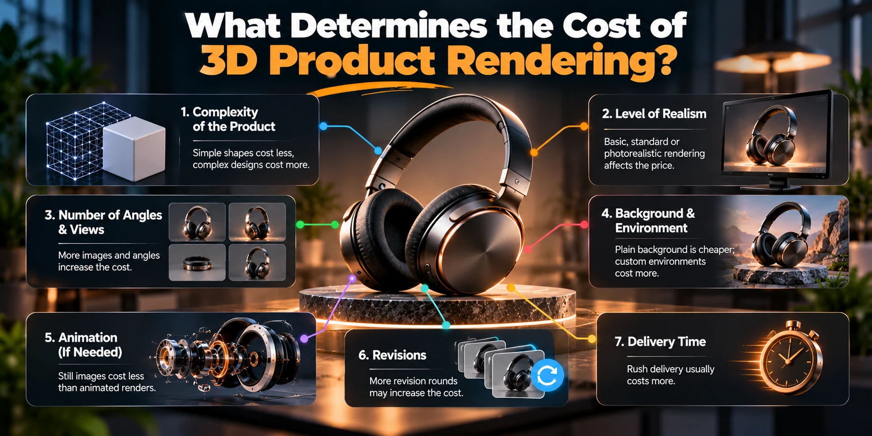 What Determines the Cost of 3D Product Rendering