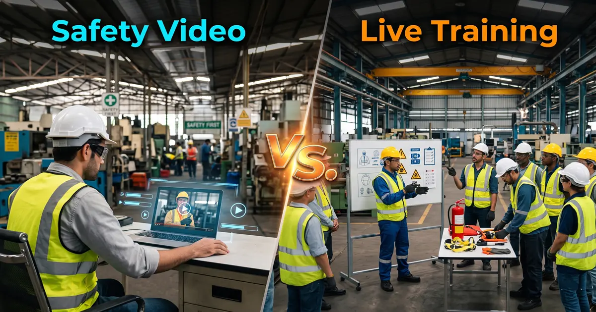 Workplace Safety Videos vs. Live Training: Which Is More Effective?