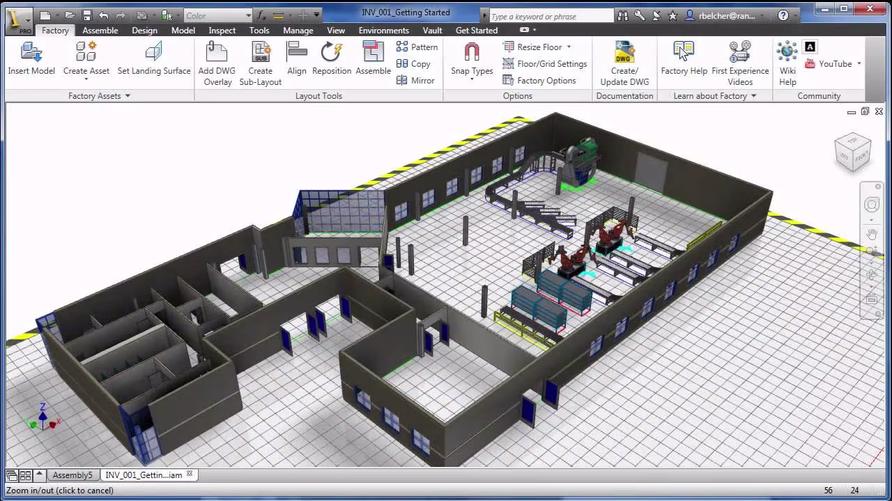 3D Factory Plant Walkthrough