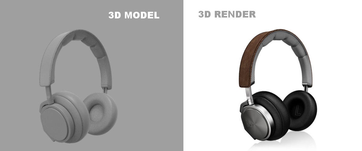 3d product rendering